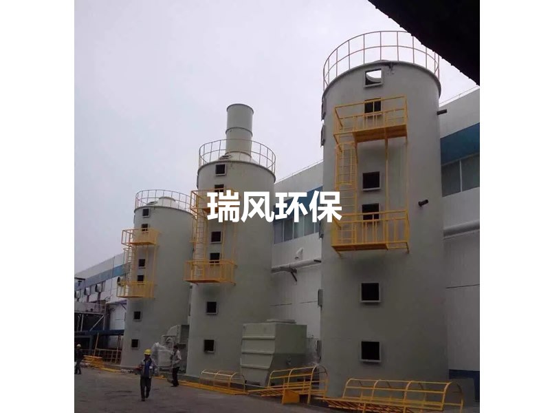 常熟钢材电镀厂酸碱废气处理工程